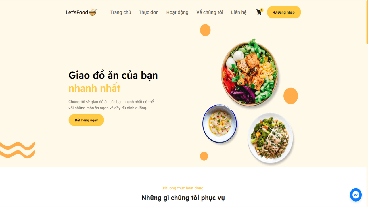website Let's food